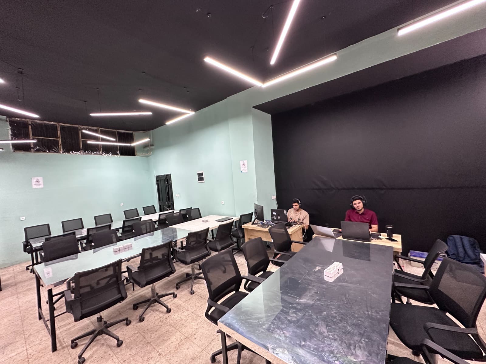 TechNest workspace in northern Gaza